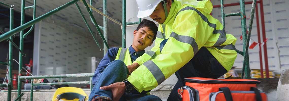 Worker Injured at a construction site