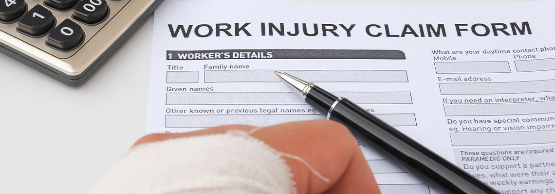 Hurted Hand and Work Injury Claim Form
