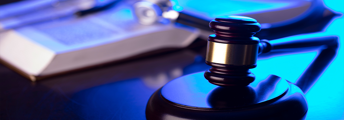 Medical law concept.