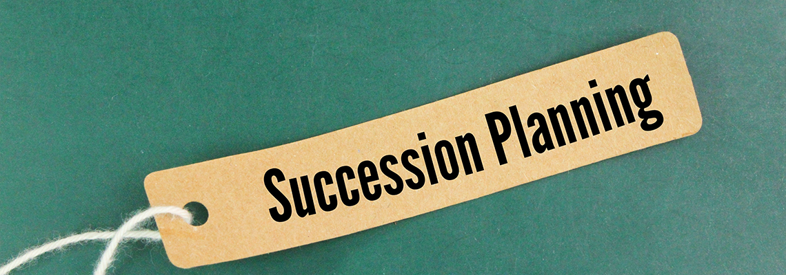 Tag the paper with the word succession planning