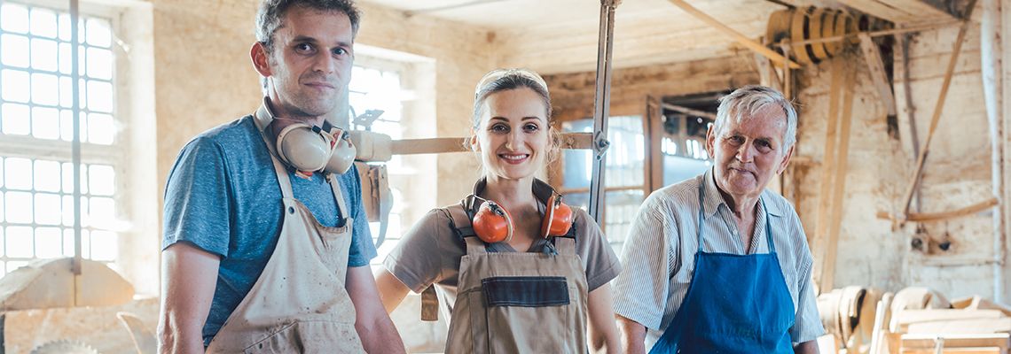Generations of Carpenter in Family Business