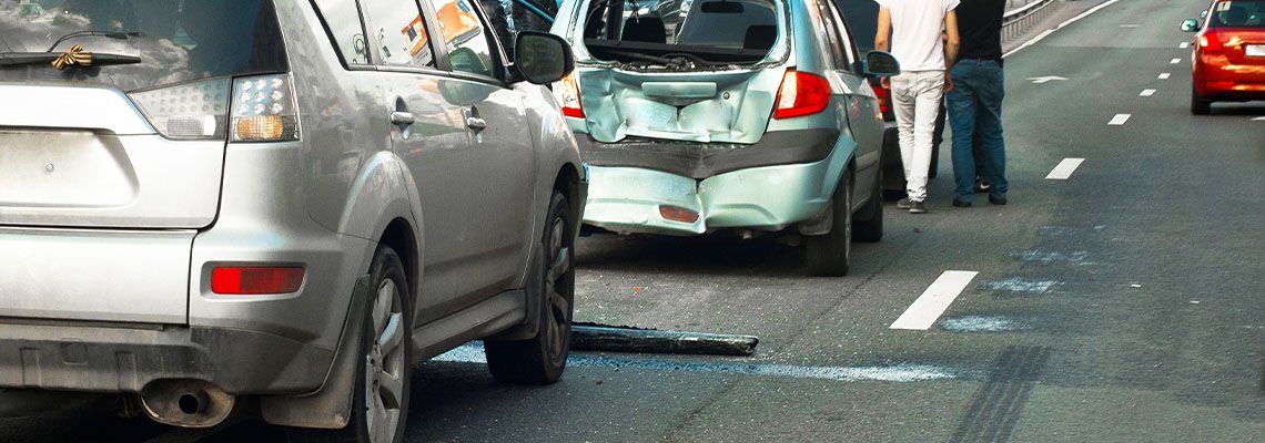 Multiple car accident