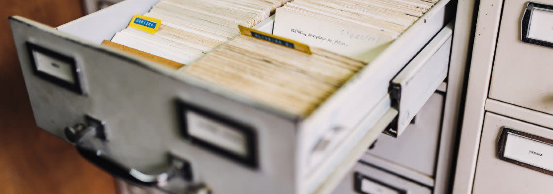 File Drawer with Files