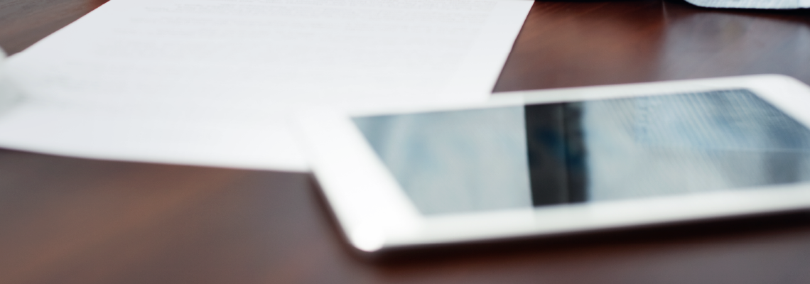 Man Reviewing a Document