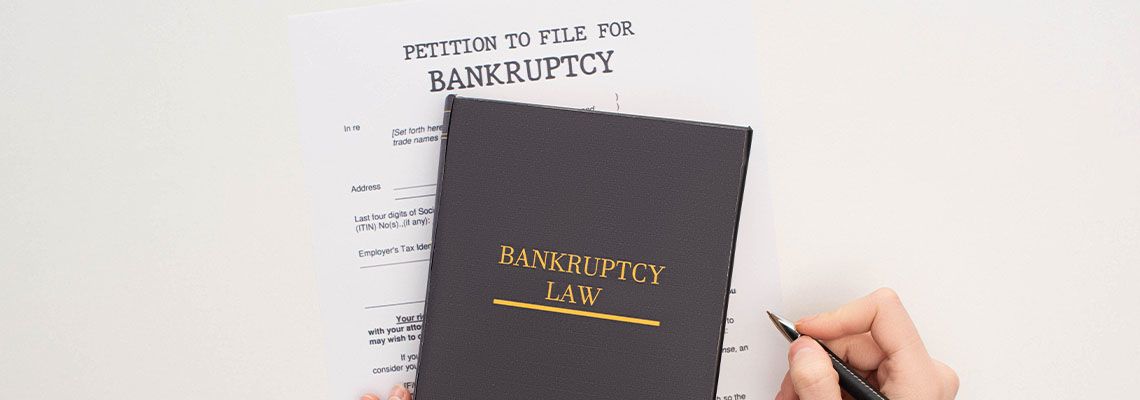 Petition to file for bankruptcy and bankruptcy law book