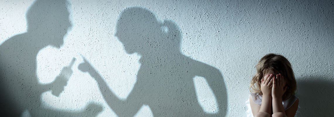 Shadow of Man and Woman Yelling