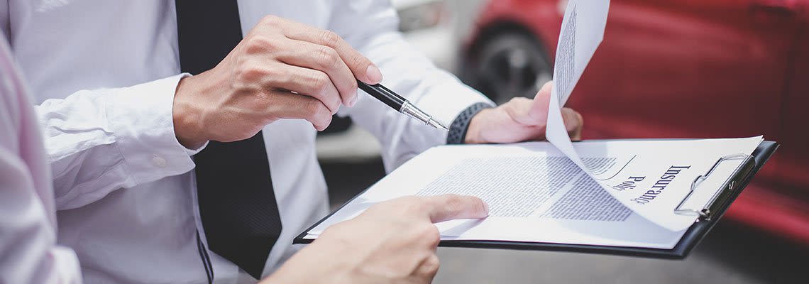 Going over car accident insurance claims