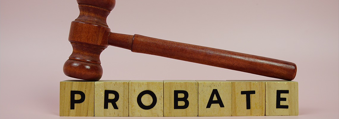 Probate alphabet letters with wooden blocks alphabet letters and Gavel