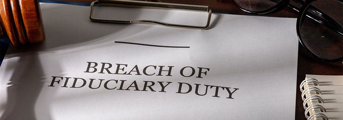 Breach of Fiduciary Duty Legal Form in Clipboard