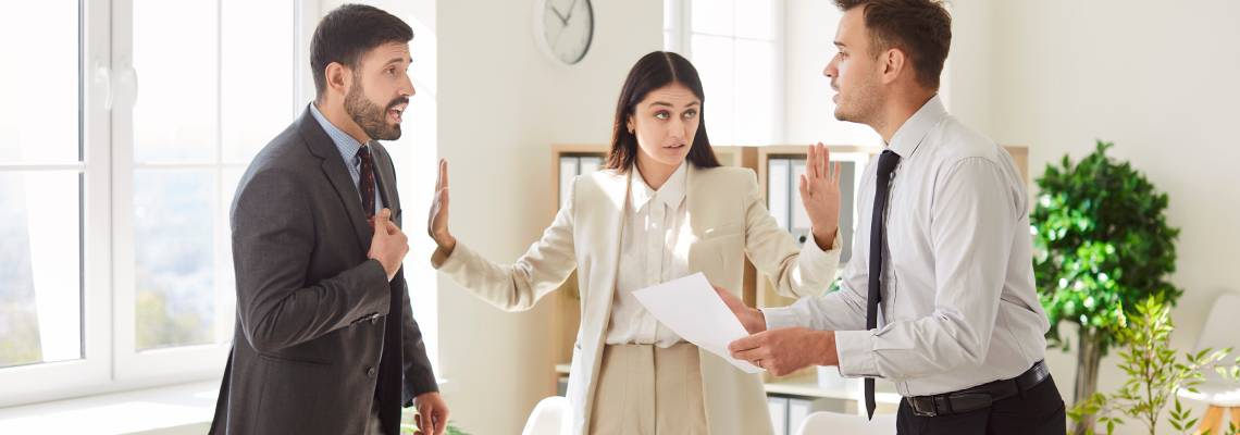 Business Partners Arguing
