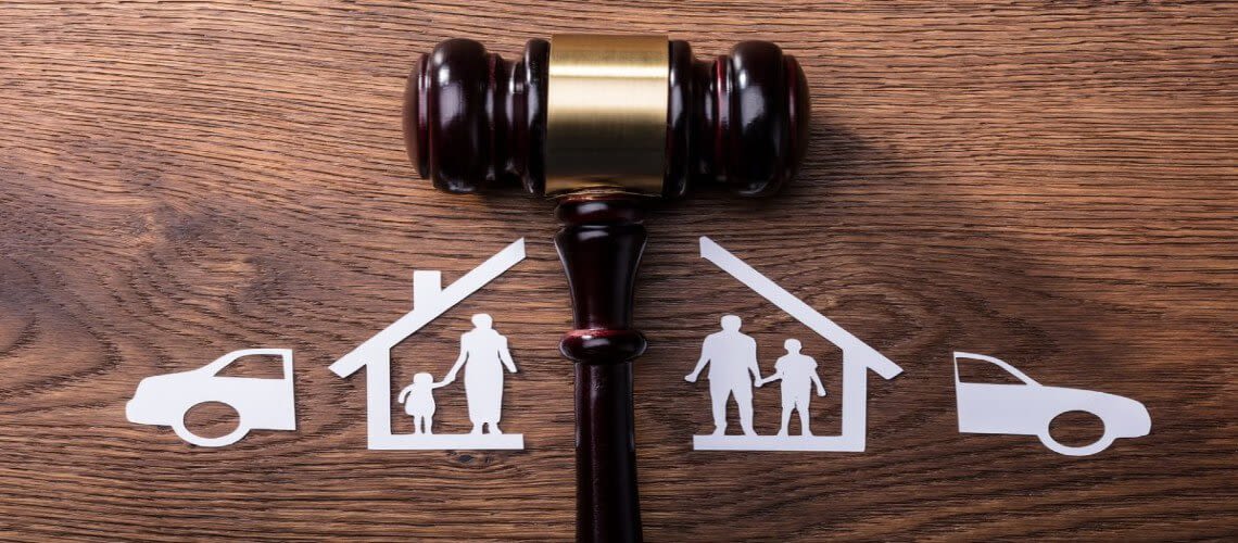 Paper Family Split up by Gavel
