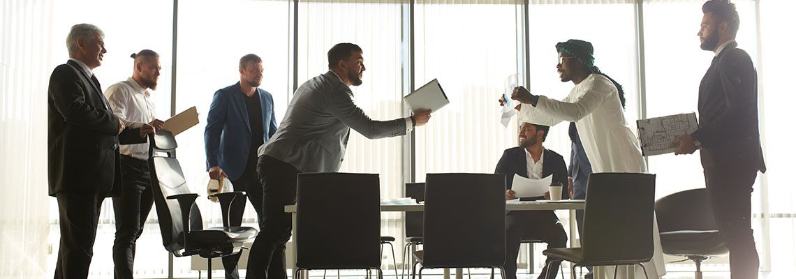 Business dispute among partners