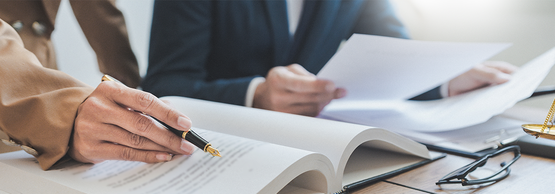 Lawyer Consultation or Discussing Negotiation Legal Case