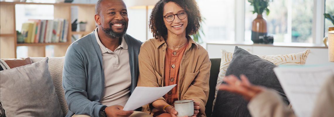 Couples consulting with attorney for suitable estate planning