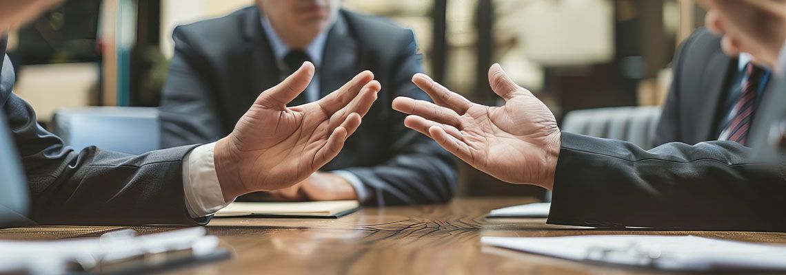 Mediator trying to settle corporate dispute