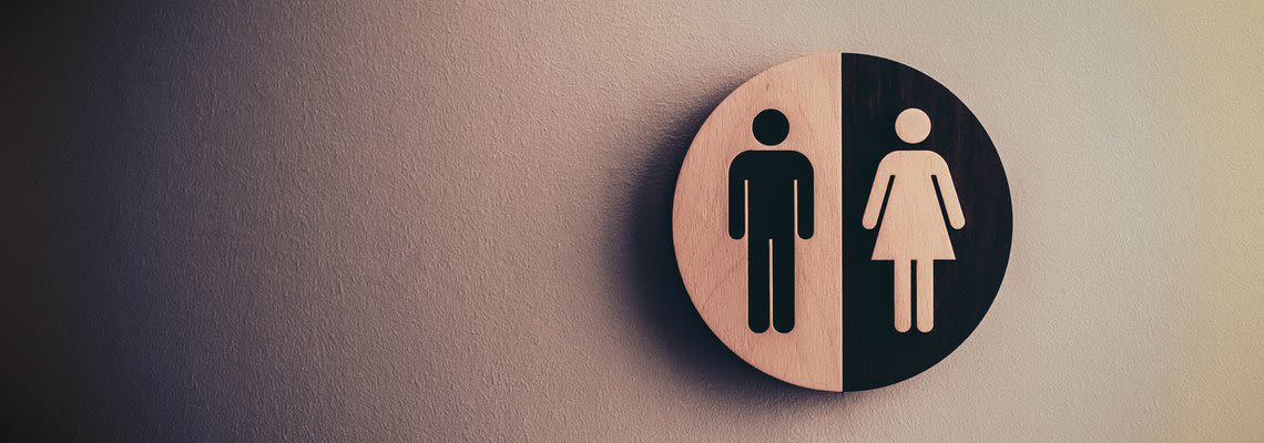 male figure and female figure