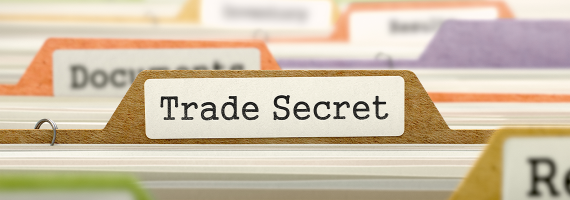 File Folder Labeled as Trade Secret