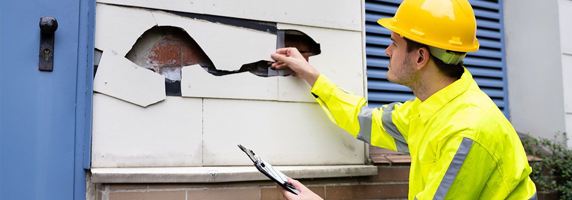 Engineer assessing Property Damage