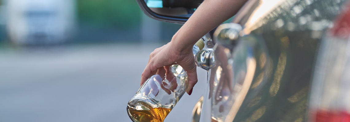 Drunk Driver Behind the Wheel