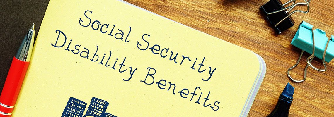 Social Security Disability Benefits words on paper