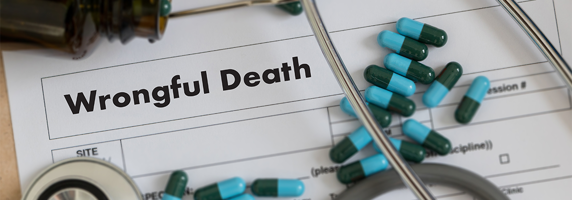 Wrongful Death Doctor talk and patient medical working at office