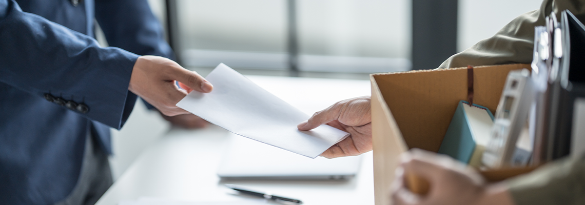 Departing Professional Businessman Resignation Announcement