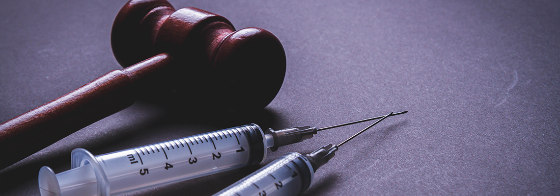 The trial of a medical worker. Prohibited drugs. Doping control over athletes