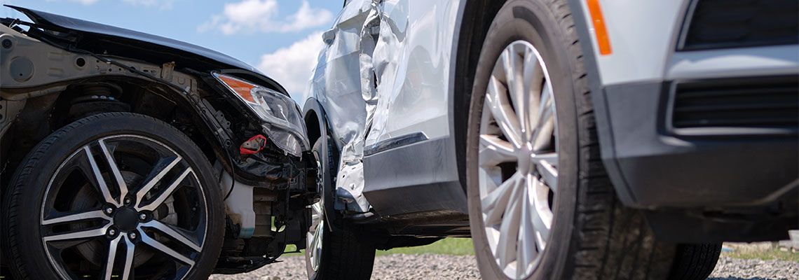 Collision between two cars