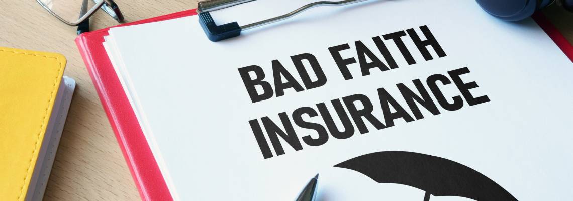 Bad Faith insurance in document