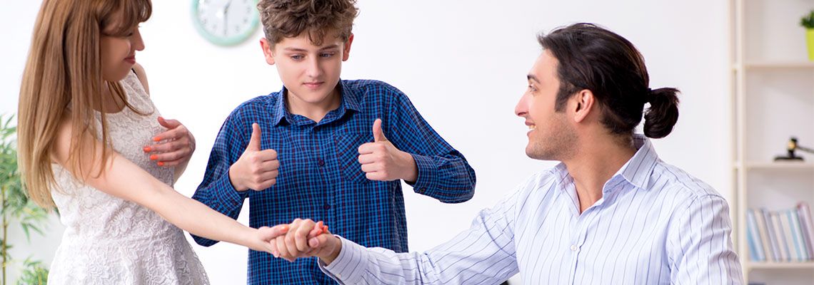 Divorcing parents and child agree on custody decision