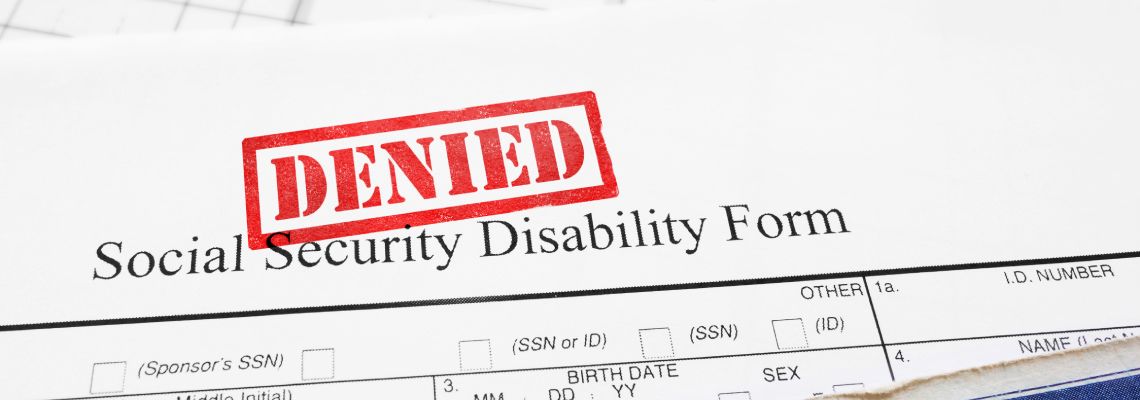 Denied Social Security disability application