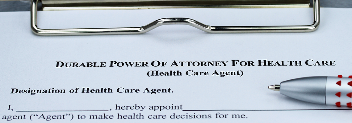 Durable Power Of Attorney Health Care Form and Pen