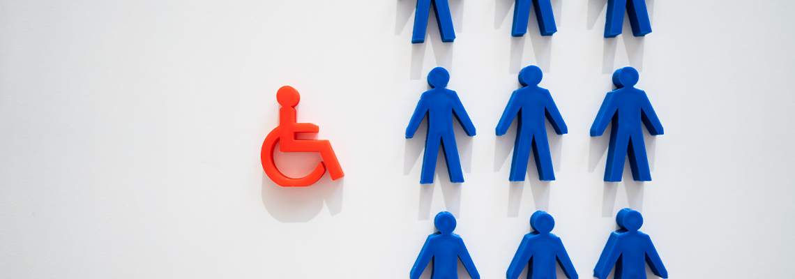 Social Inequality And Discrimination Shown with People Figures
