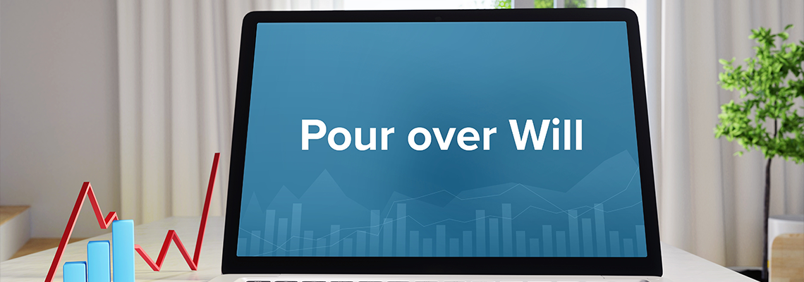 Pour over Will – Statistics/Business. Laptop in the office with term on the Screen