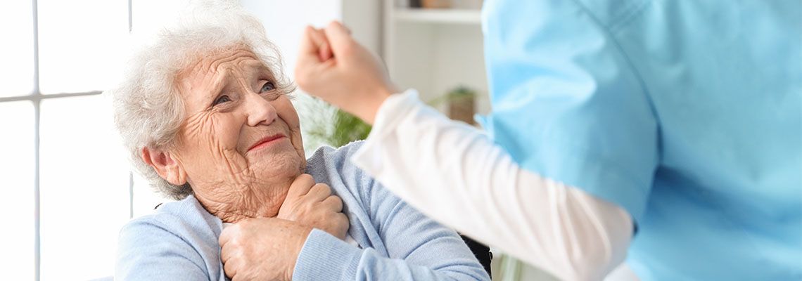 Senior women getting abused at nursing home