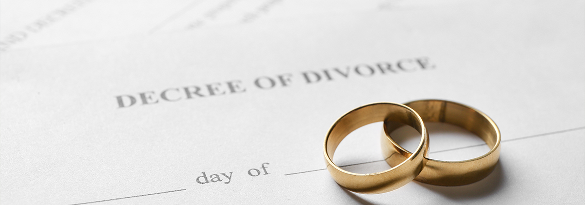 Rings with decree of divorce form