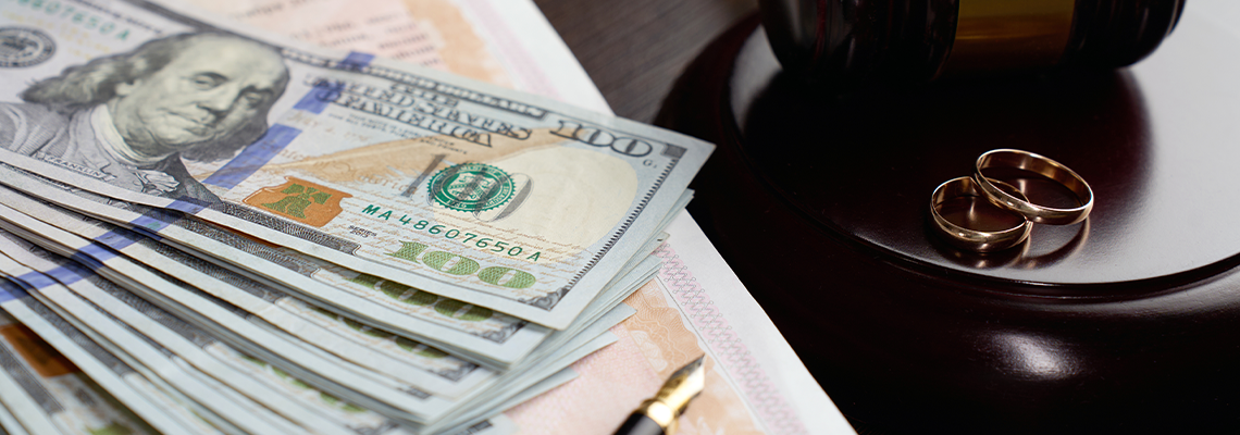 Legal Separation and Alimony Concept