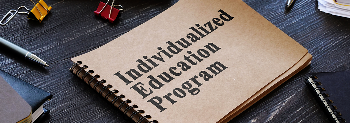 IEP Individualized Education Program note in table