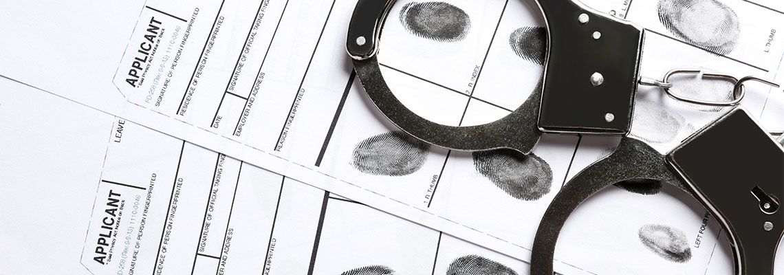 Gavel and Criminal Record Sheet