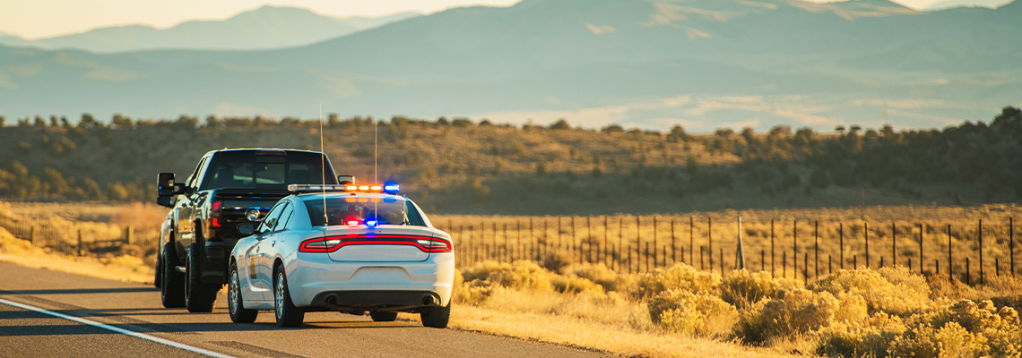 Utah Highway Police Patrol Traffic Stop