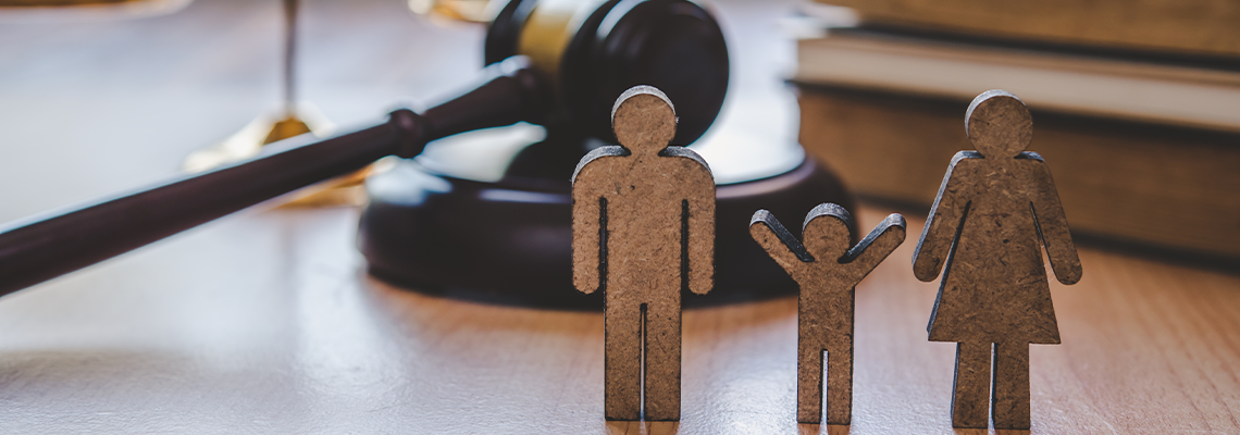 Lawyer Scales Justice - Law Concepts on Family law