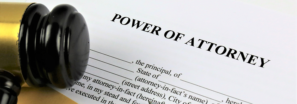 An concept Image of a power of attorney