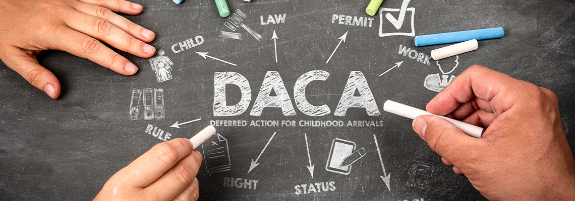 DACA Deferred Action for Childhood Arrivals Concept