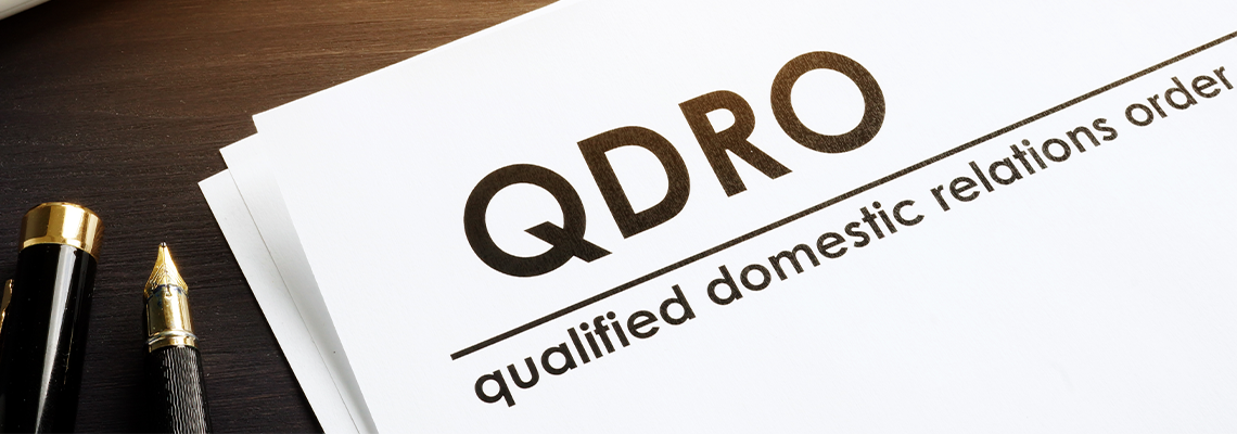 Documents about qualified domestic relations order QDRO