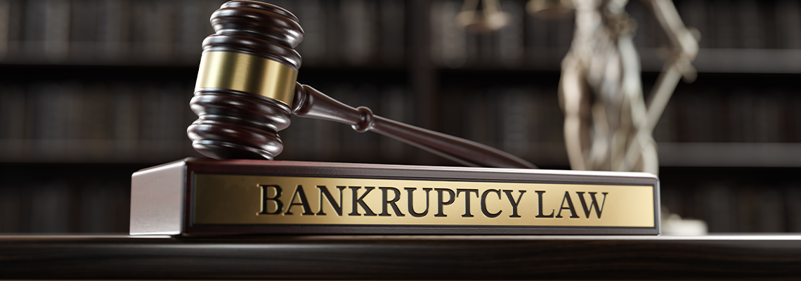 Bankruptcy Law:: Judge's Gavel as a symbol of legal system