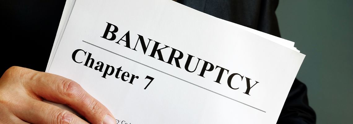 Bankruptcy Chapter 7 documents in the hands