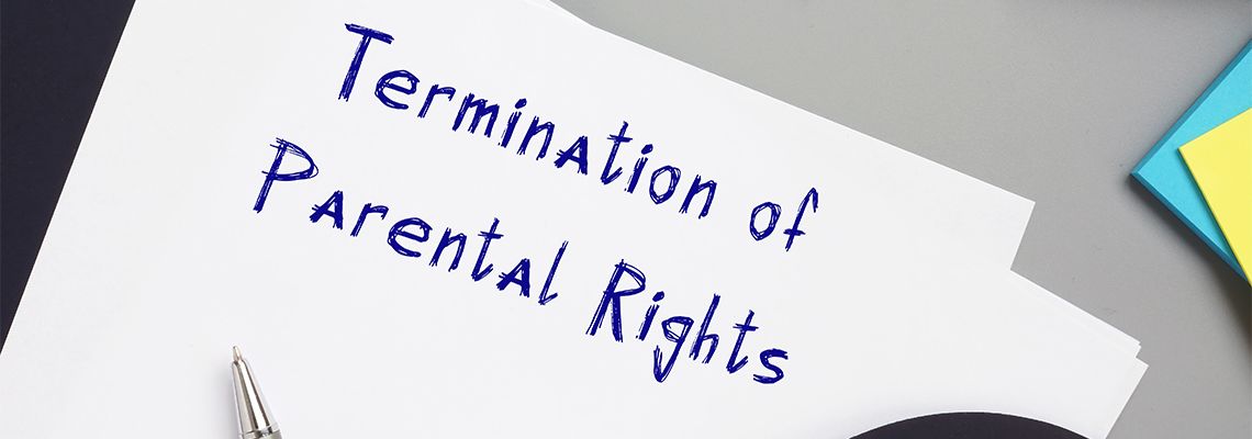 Termination of Parental Rights written in paper