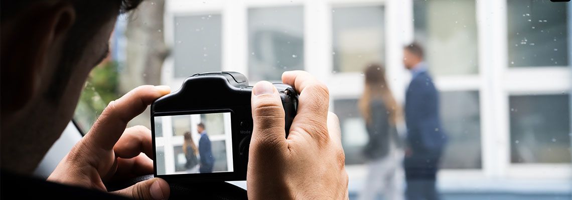 Private Investigator spying