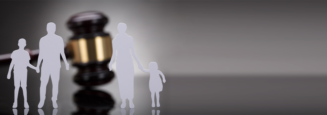 Separation Of Family Figure Cut Out with Paper