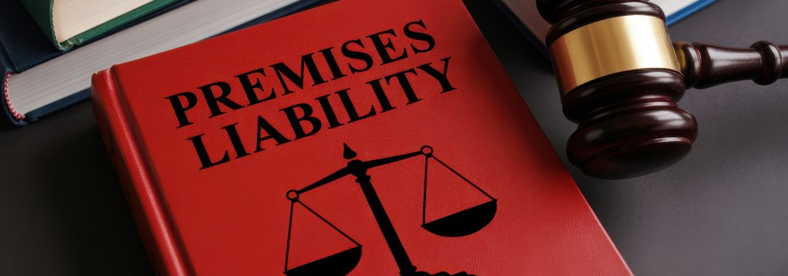Premises Liability Lawbook and Gavel